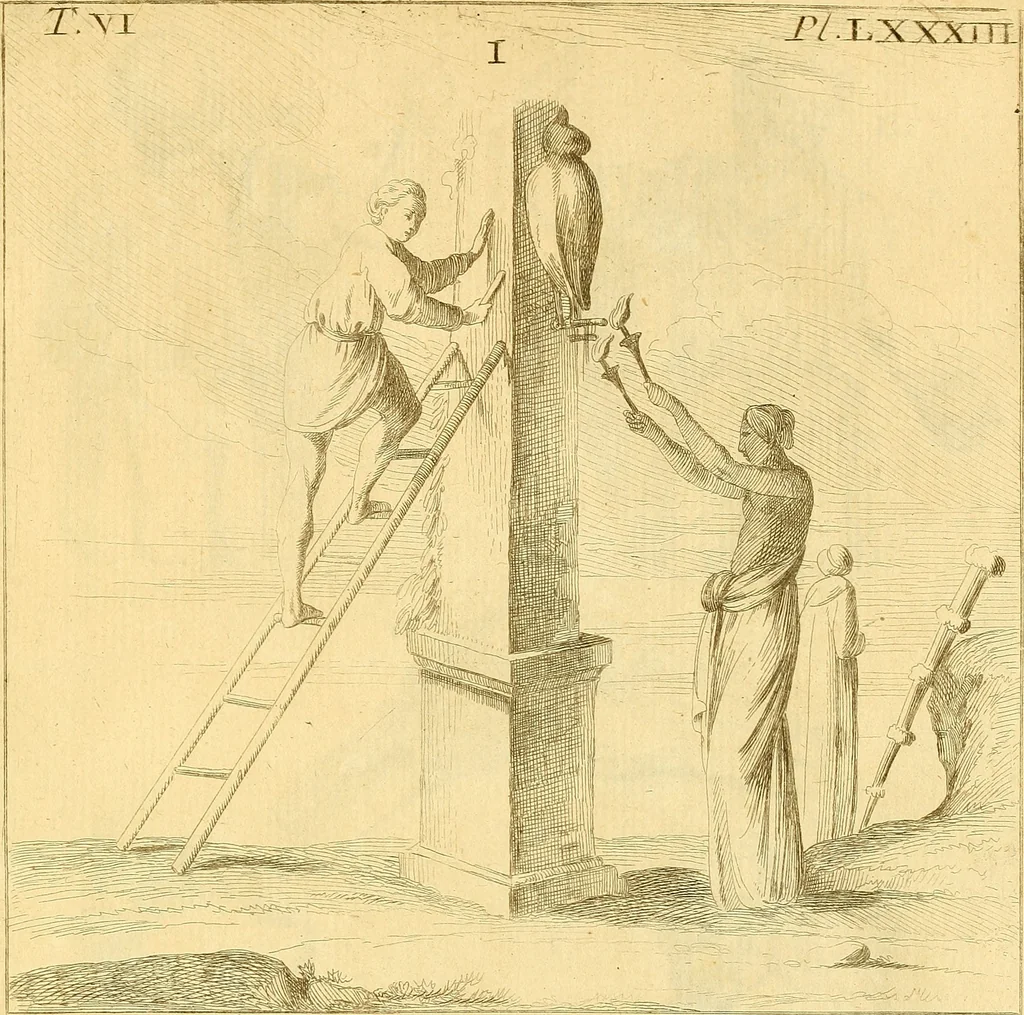 An illustration from Recueil d'antiquités égyptiennes, étrusques, greques et romaines, 1752, leaf 520