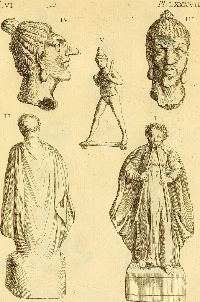An illustration from Recueil d'antiquités égyptiennes, étrusques, greques et romaines, 1752, leaf 528