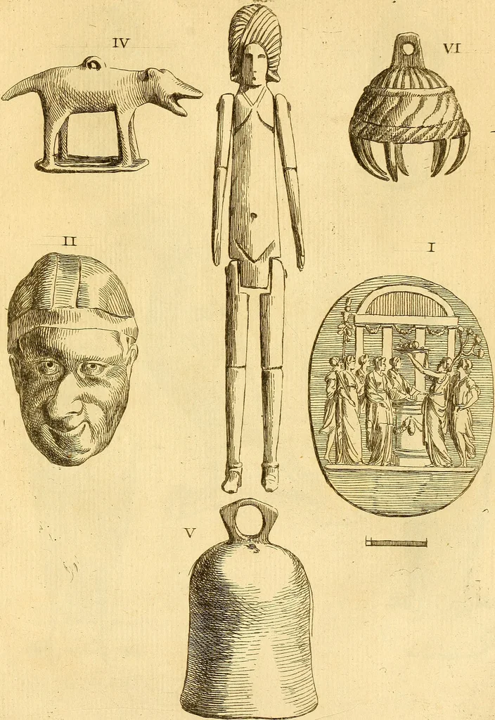 An illustration from Recueil d'antiquités égyptiennes, étrusques, greques et romaines, 1752, leaf 534