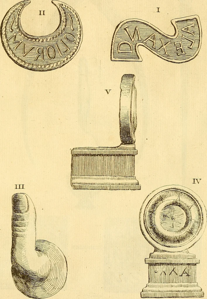 An illustration from Recueil d'antiquités égyptiennes, étrusques, greques et romaines, 1752, leaf 550
