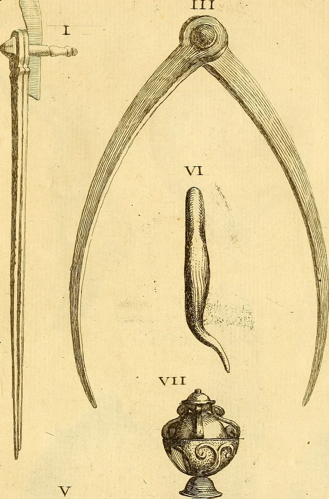 An illustration from Recueil d'antiquités égyptiennes, étrusques, greques et romaines, 1752, leaf 552