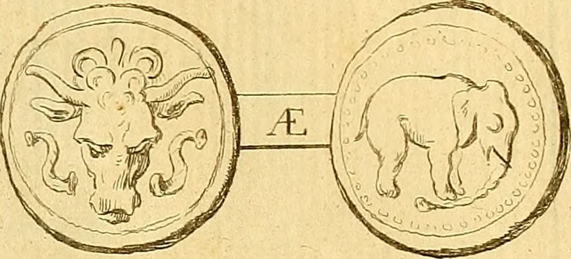 An illustration from Recueil d'antiquités égyptiennes, étrusques, greques et romaines, 1752, leaf 644