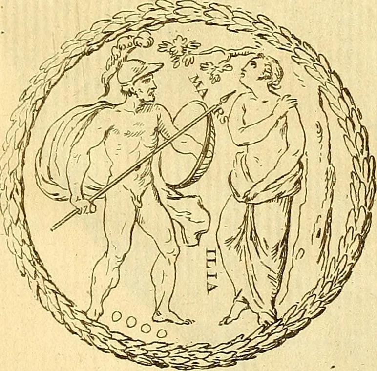 An illustration from Recueil d'antiquités égyptiennes, étrusques, greques et romaines, 1752, leaf 650