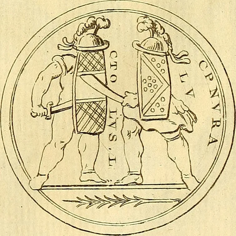 An illustration from Recueil d'antiquités égyptiennes, étrusques, greques et romaines, 1752, leaf 650