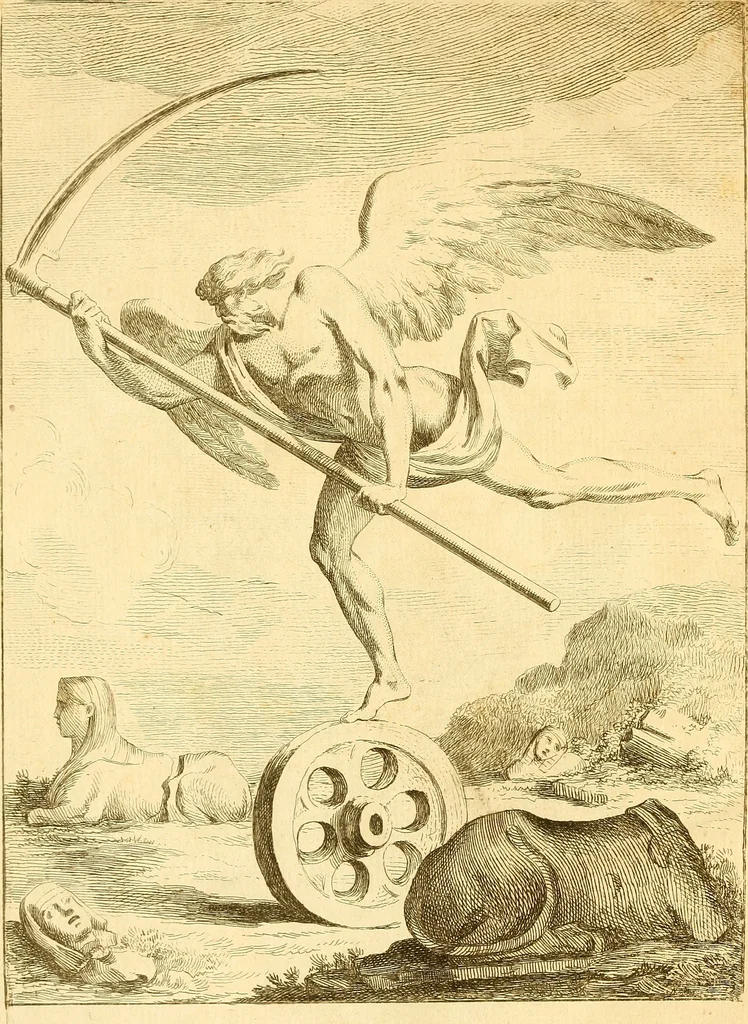 An illustration from Recueil d'antiquités égyptiennes, étrusques, greques et romaines, 1752, leaf 9