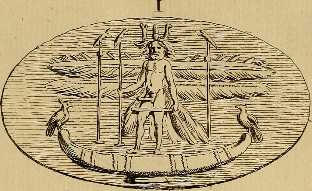 An illustration from Recueil d'antiquités égyptiennes, étrusques, greques et romaines, 1752, leaf 174