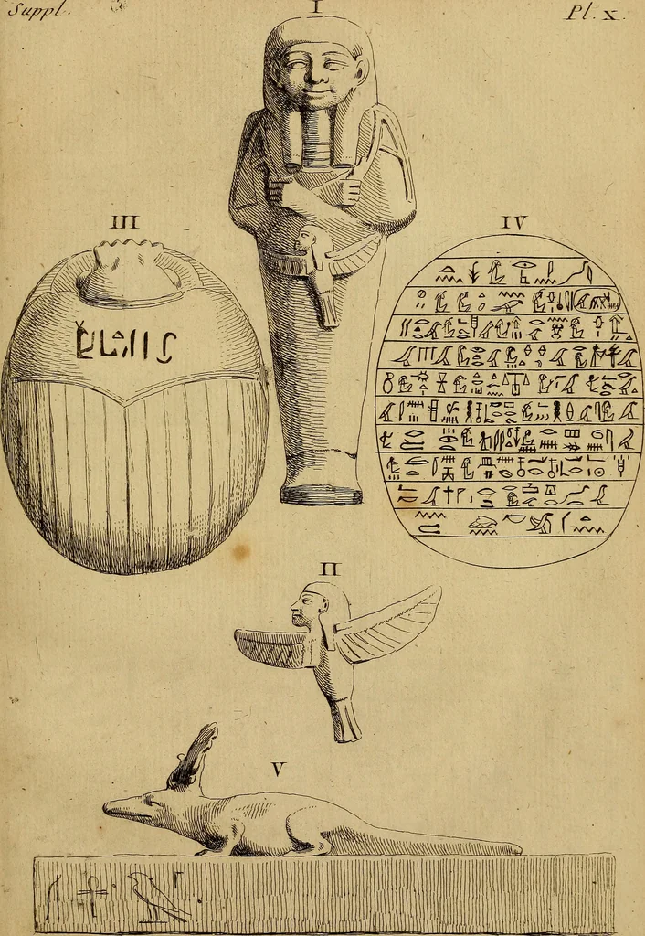 An illustration from Recueil d'antiquités égyptiennes, étrusques, greques et romaines, 1752, leaf 178