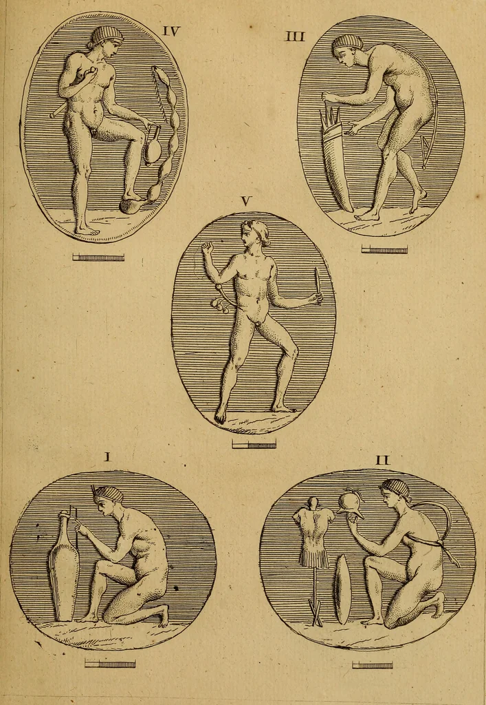 An illustration from Recueil d'antiquités égyptiennes, étrusques, greques et romaines, 1752, leaf 224
