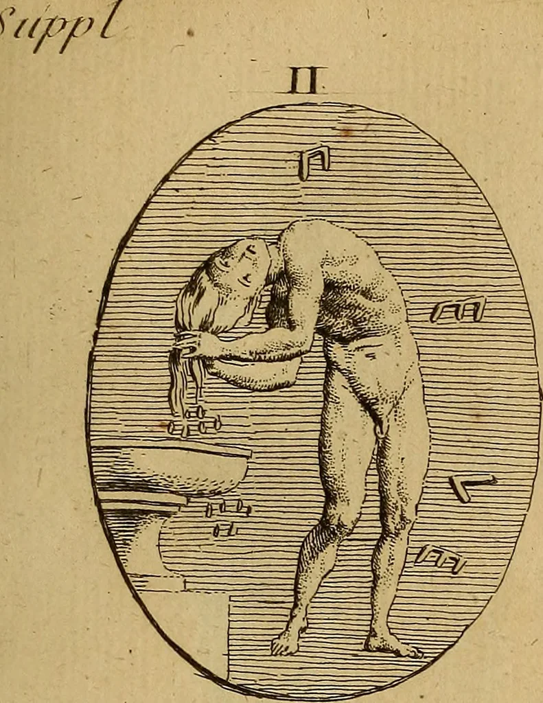 An illustration from Recueil d'antiquités égyptiennes, étrusques, greques et romaines, 1752, leaf 232