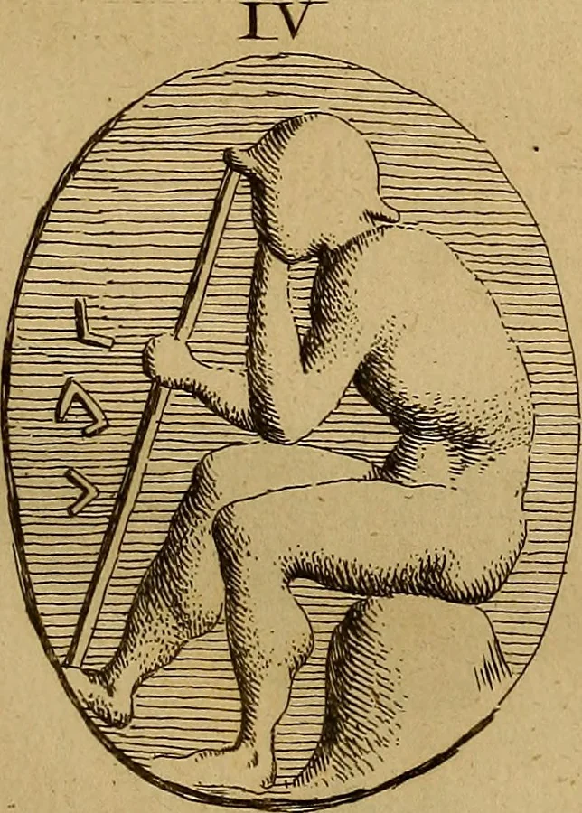 An illustration from Recueil d'antiquités égyptiennes, étrusques, greques et romaines, 1752, leaf 232