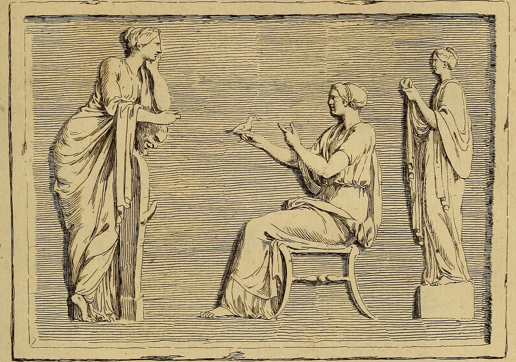 An illustration from Recueil d'antiquités égyptiennes, étrusques, greques et romaines, 1752, leaf 294