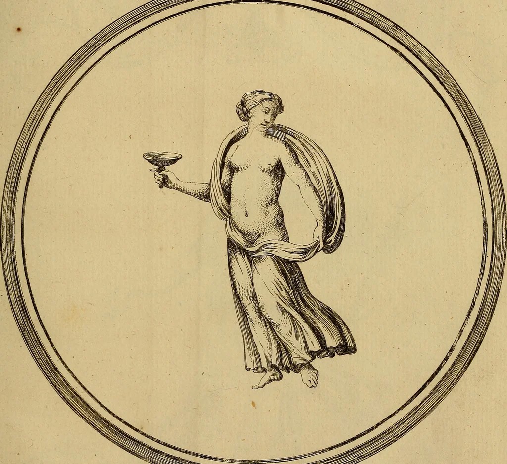 An illustration from Recueil d'antiquités égyptiennes, étrusques, greques et romaines, 1752, leaf 352