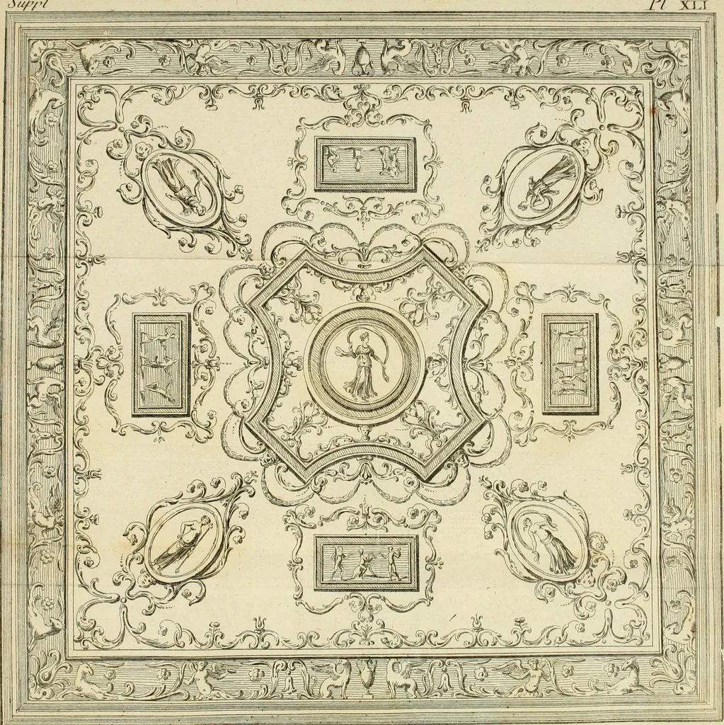 An illustration from Recueil d'antiquités égyptiennes, étrusques, greques et romaines, 1752, leaf 356