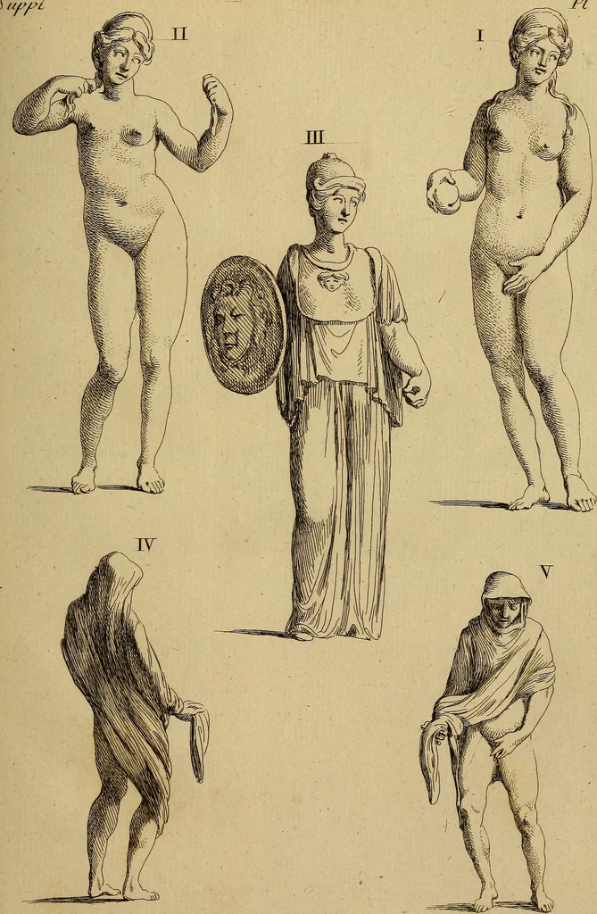 An illustration from Recueil d'antiquités égyptiennes, étrusques, greques et romaines, 1752, leaf 364