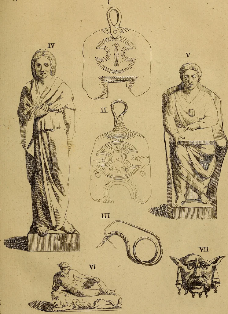 An illustration from Recueil d'antiquités égyptiennes, étrusques, greques et romaines, 1752, leaf 380
