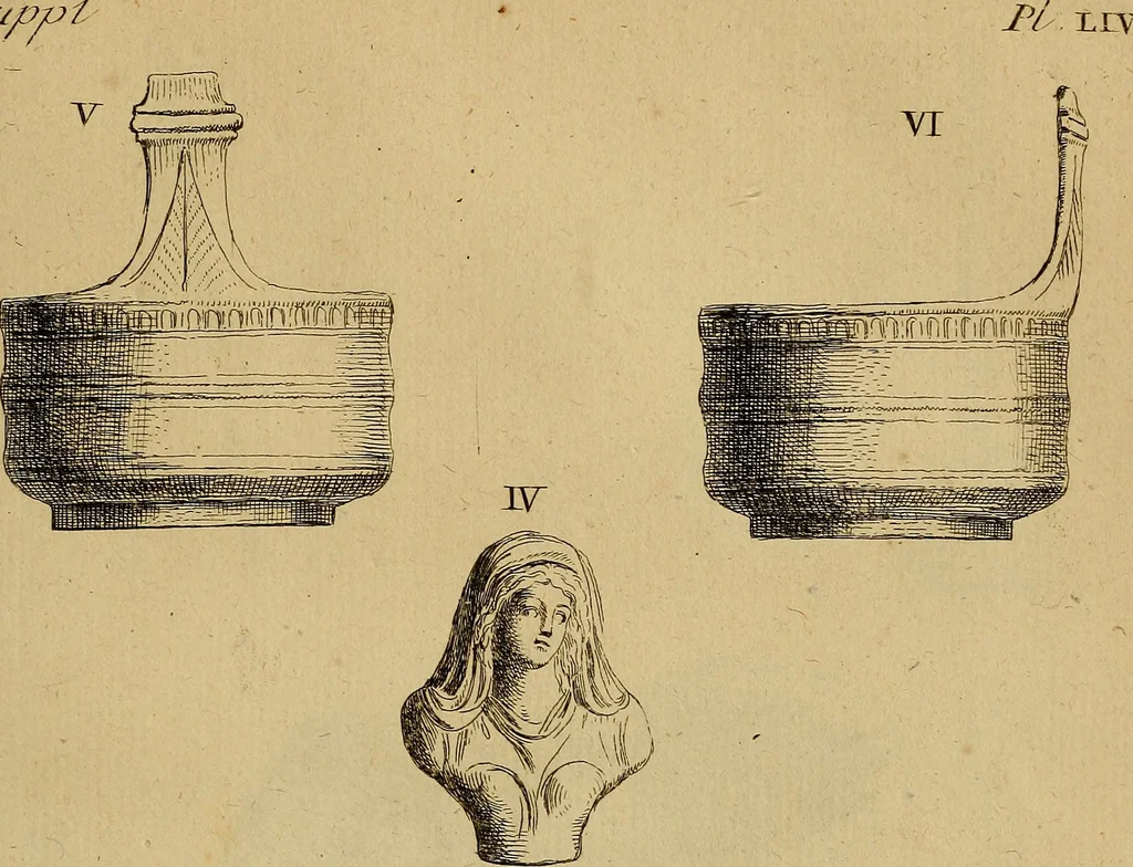 An illustration from Recueil d'antiquités égyptiennes, étrusques, greques et romaines, 1752, leaf 382