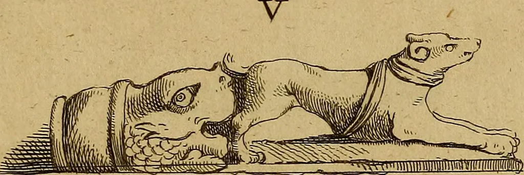 An illustration from Recueil d'antiquités égyptiennes, étrusques, greques et romaines, 1752, leaf 386