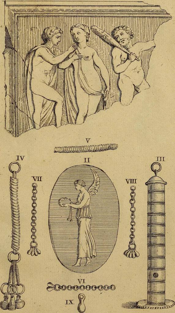 An illustration from Recueil d'antiquités égyptiennes, étrusques, greques et romaines, 1752, leaf 388