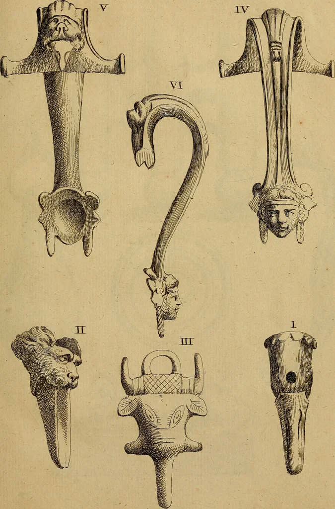 An illustration from Recueil d'antiquités égyptiennes, étrusques, greques et romaines, 1752, leaf 390