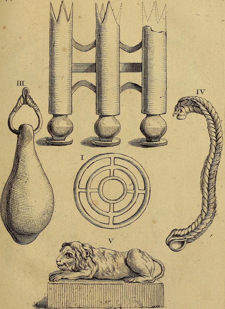 An illustration from Recueil d'antiquités égyptiennes, étrusques, greques et romaines, 1752, leaf 392