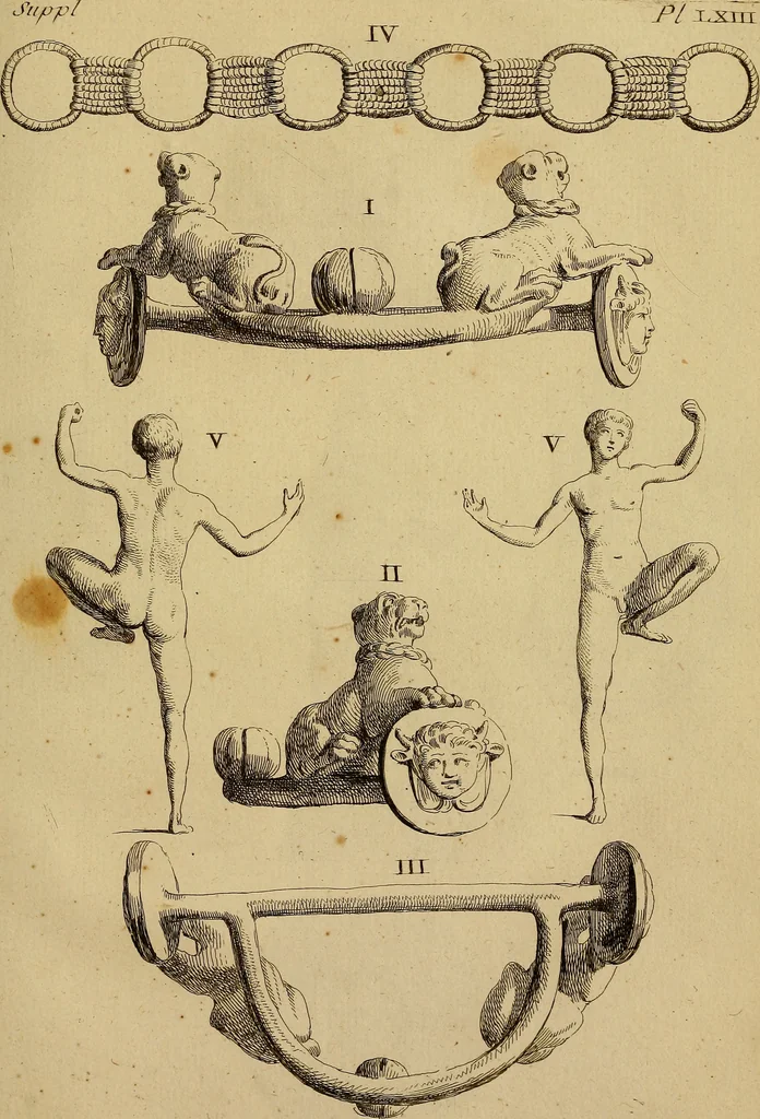 An illustration from Recueil d'antiquités égyptiennes, étrusques, greques et romaines, 1752, leaf 400