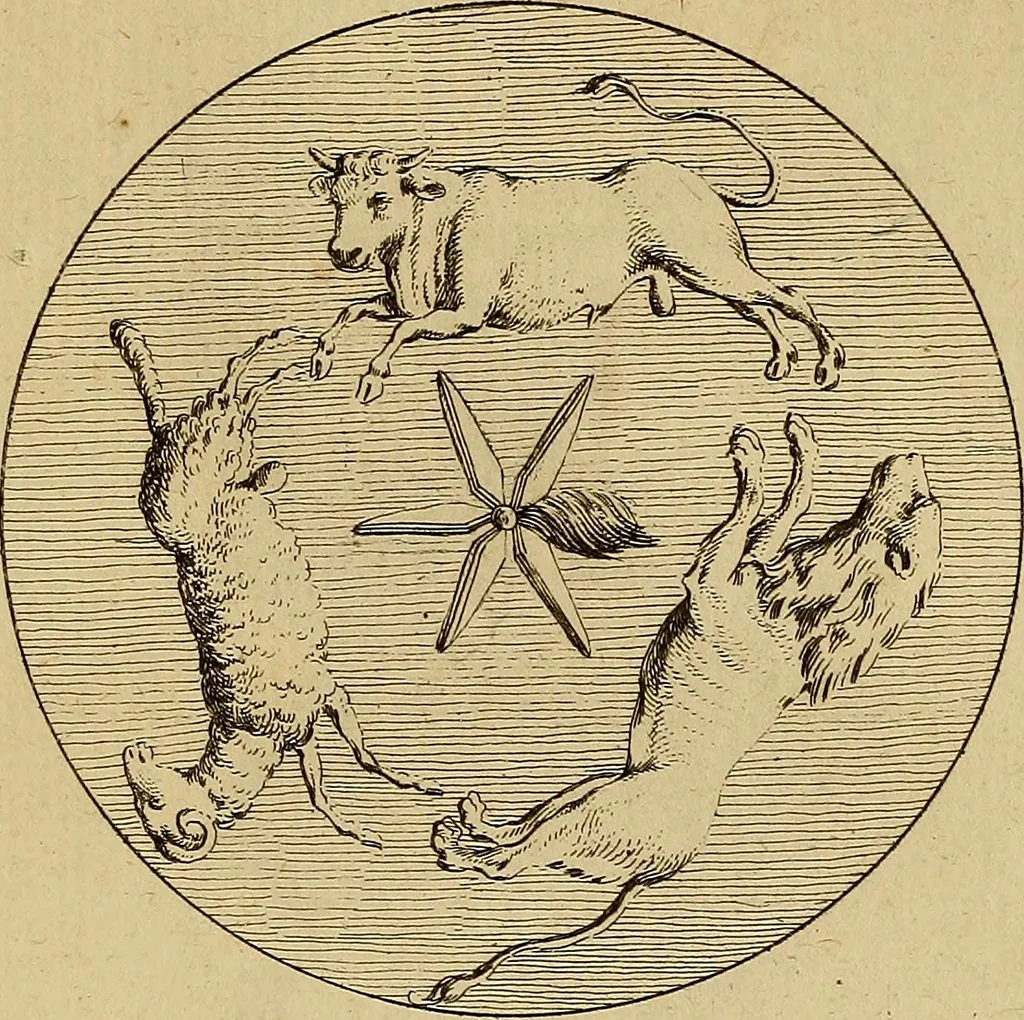 An illustration from Recueil d'antiquités égyptiennes, étrusques, greques et romaines, 1752, leaf 404