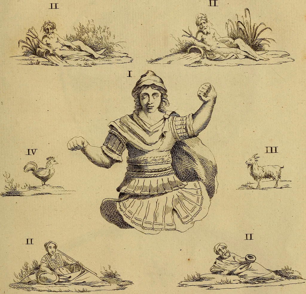 An illustration from Recueil d'antiquités égyptiennes, étrusques, greques et romaines, 1752, leaf 502
