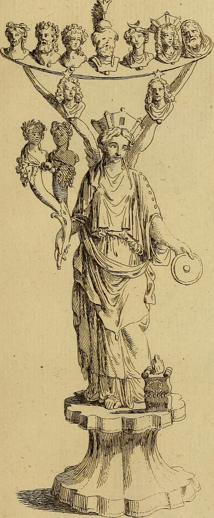 An illustration from Recueil d'antiquités égyptiennes, étrusques, greques et romaines, 1752, leaf 510