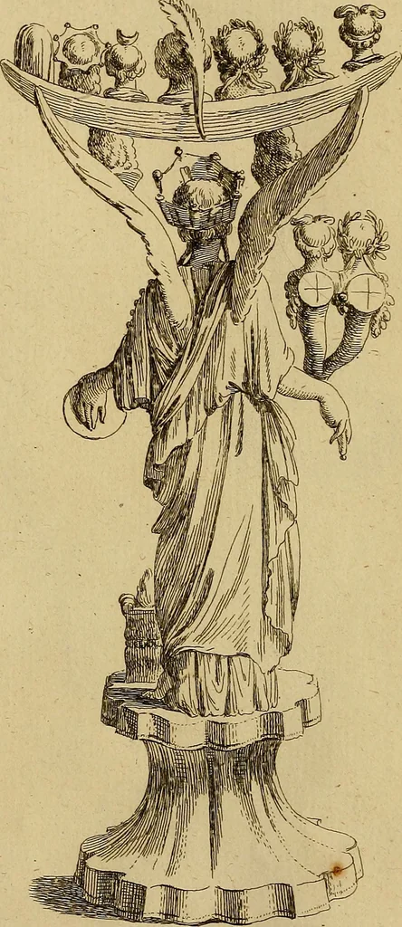 An illustration from Recueil d'antiquités égyptiennes, étrusques, greques et romaines, 1752, leaf 510