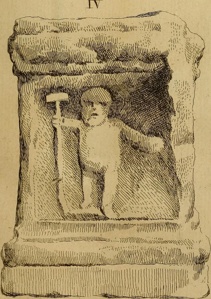 An illustration from Recueil d'antiquités égyptiennes, étrusques, greques et romaines, 1752, leaf 514