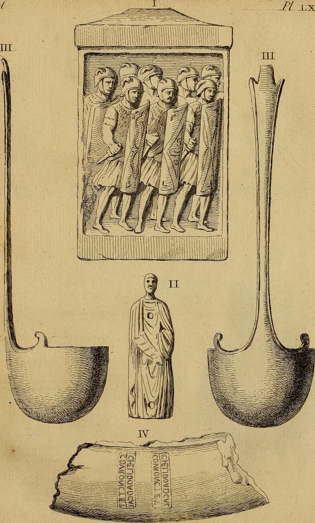 An illustration from Recueil d'antiquités égyptiennes, étrusques, greques et romaines, 1752, leaf 516