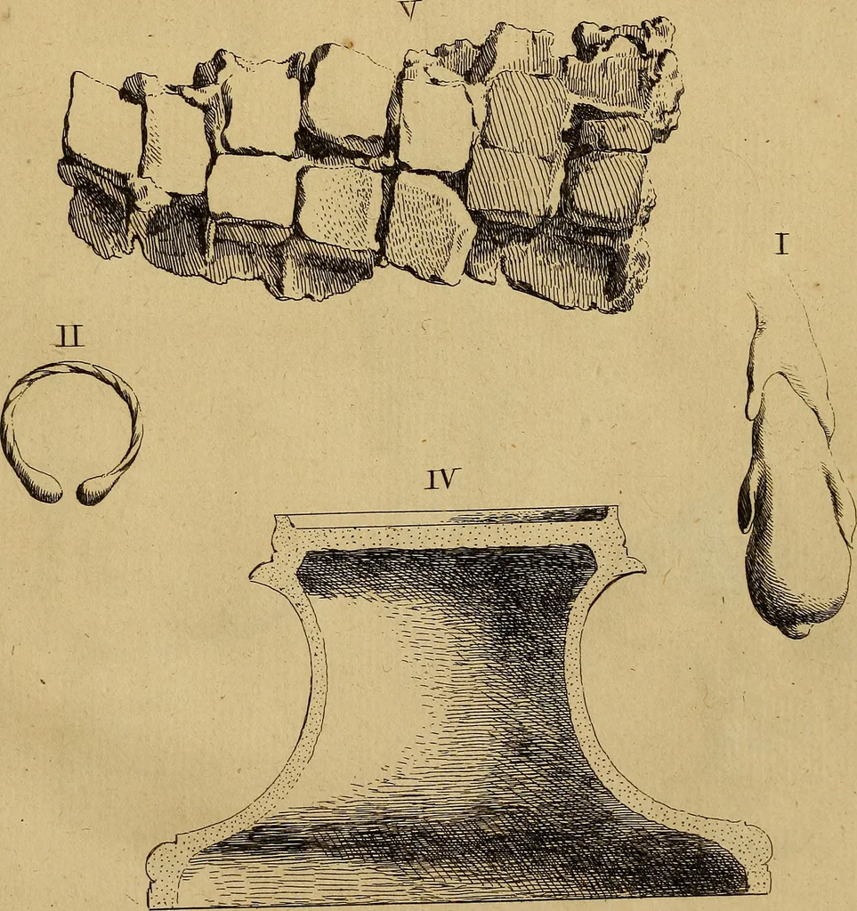 An illustration from Recueil d'antiquités égyptiennes, étrusques, greques et romaines, 1752, leaf 520