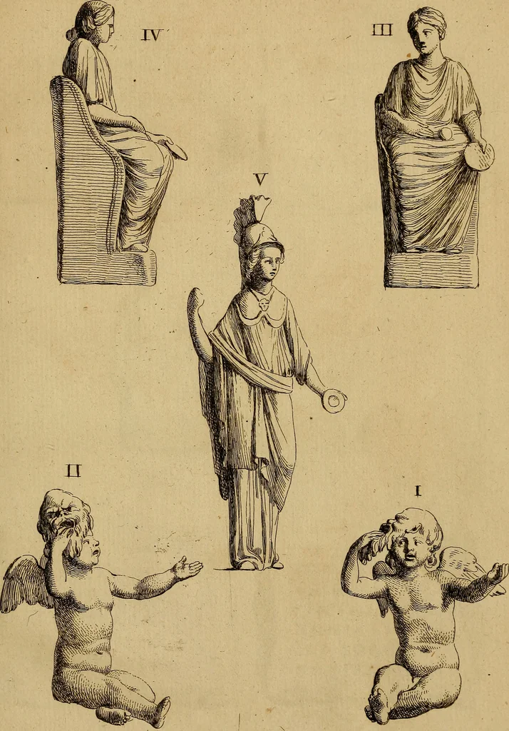 An illustration from Recueil d'antiquités égyptiennes, étrusques, greques et romaines, 1752, leaf 522