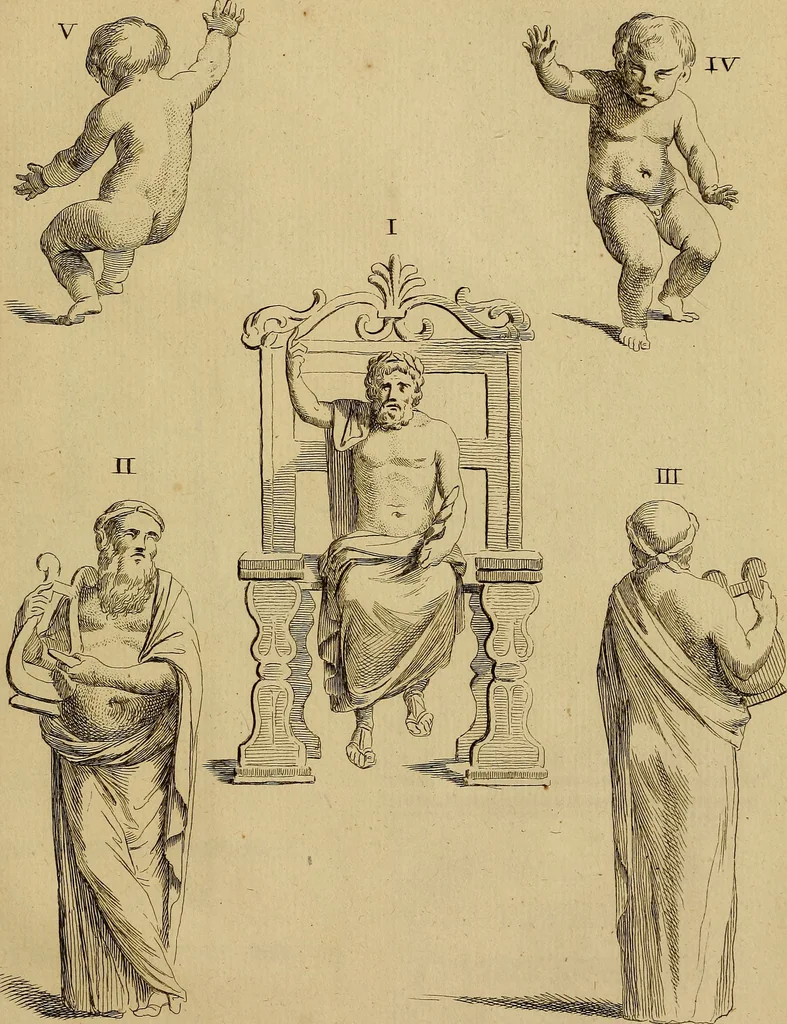 An illustration from Recueil d'antiquités égyptiennes, étrusques, greques et romaines, 1752, leaf 532