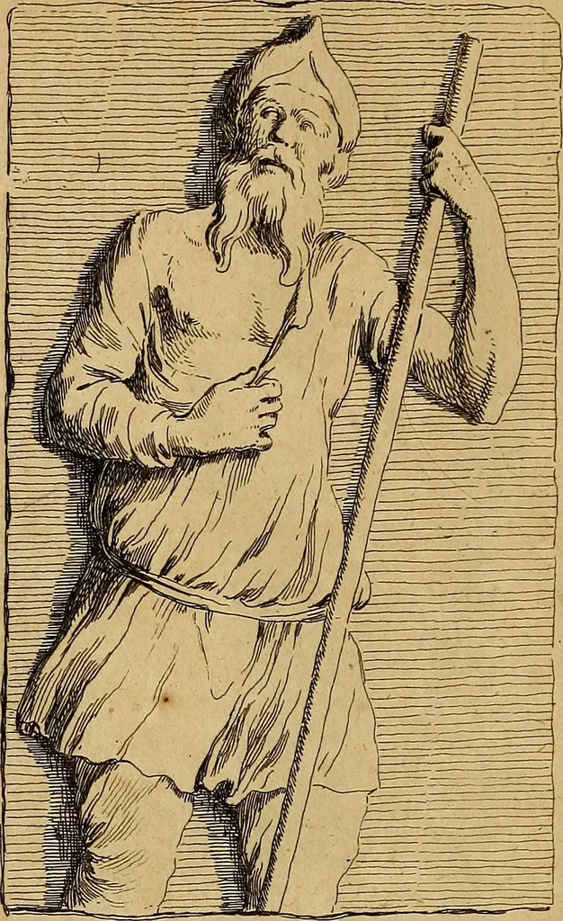 An illustration from Recueil d'antiquités égyptiennes, étrusques, greques et romaines, 1752, leaf 534