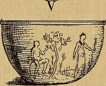 An illustration from Recueil d'antiquités égyptiennes, étrusques, greques et romaines, 1752, leaf 536