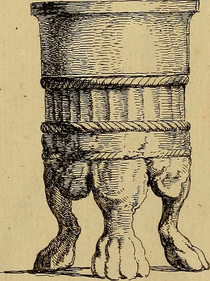 An illustration from Recueil d'antiquités égyptiennes, étrusques, greques et romaines, 1752, leaf 554
