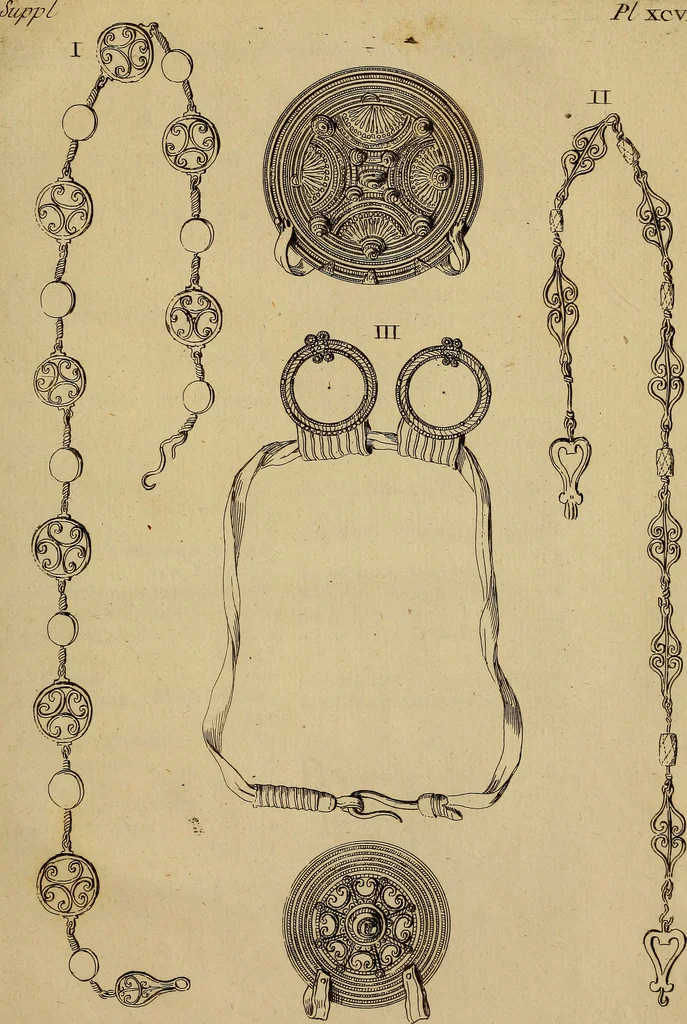 An illustration from Recueil d'antiquités égyptiennes, étrusques, greques et romaines, 1752, leaf 562