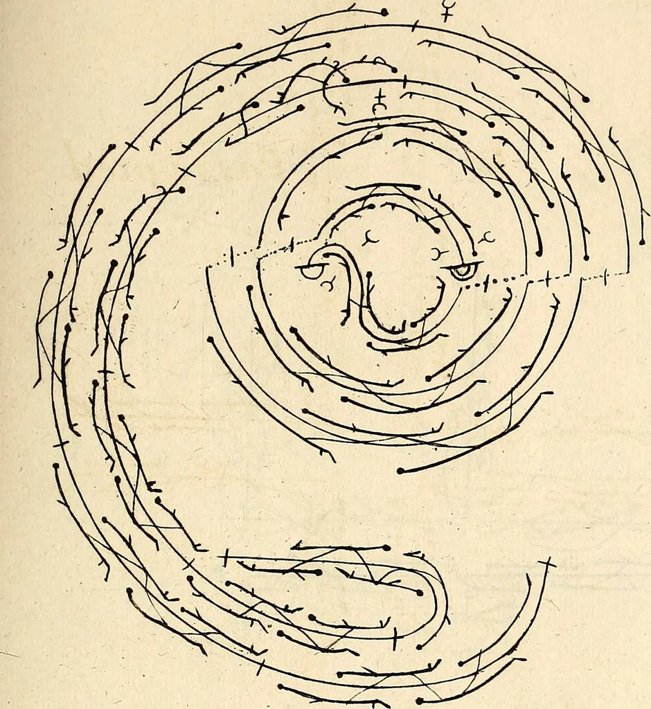 An illustration from Recueil de danses,, 1700, leaf 28