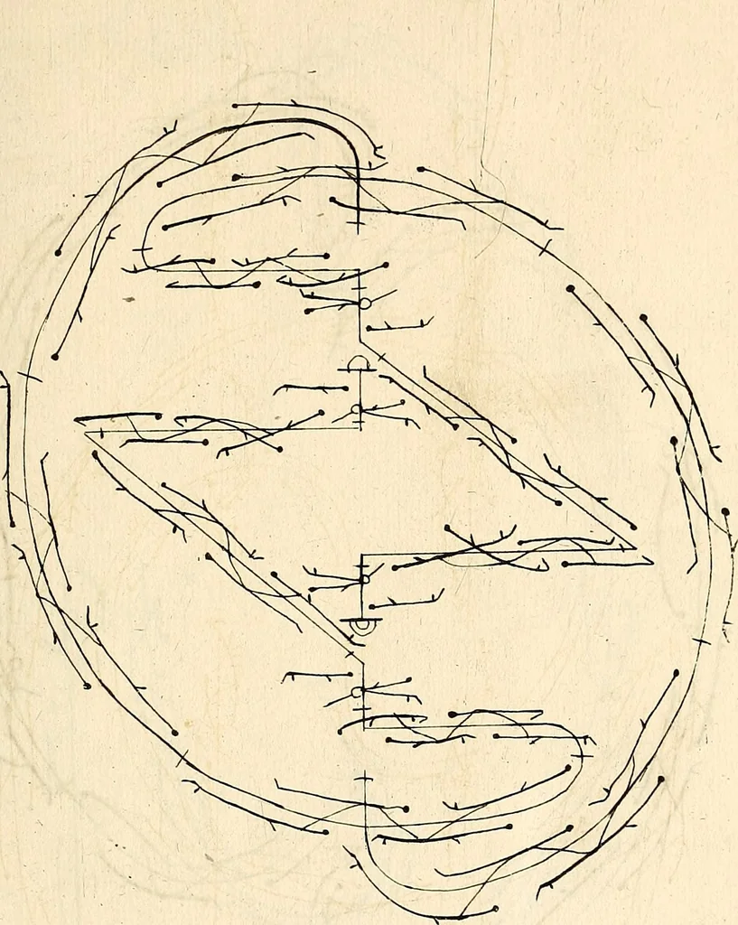 An illustration from Recueil de danses,, 1700, leaf 34