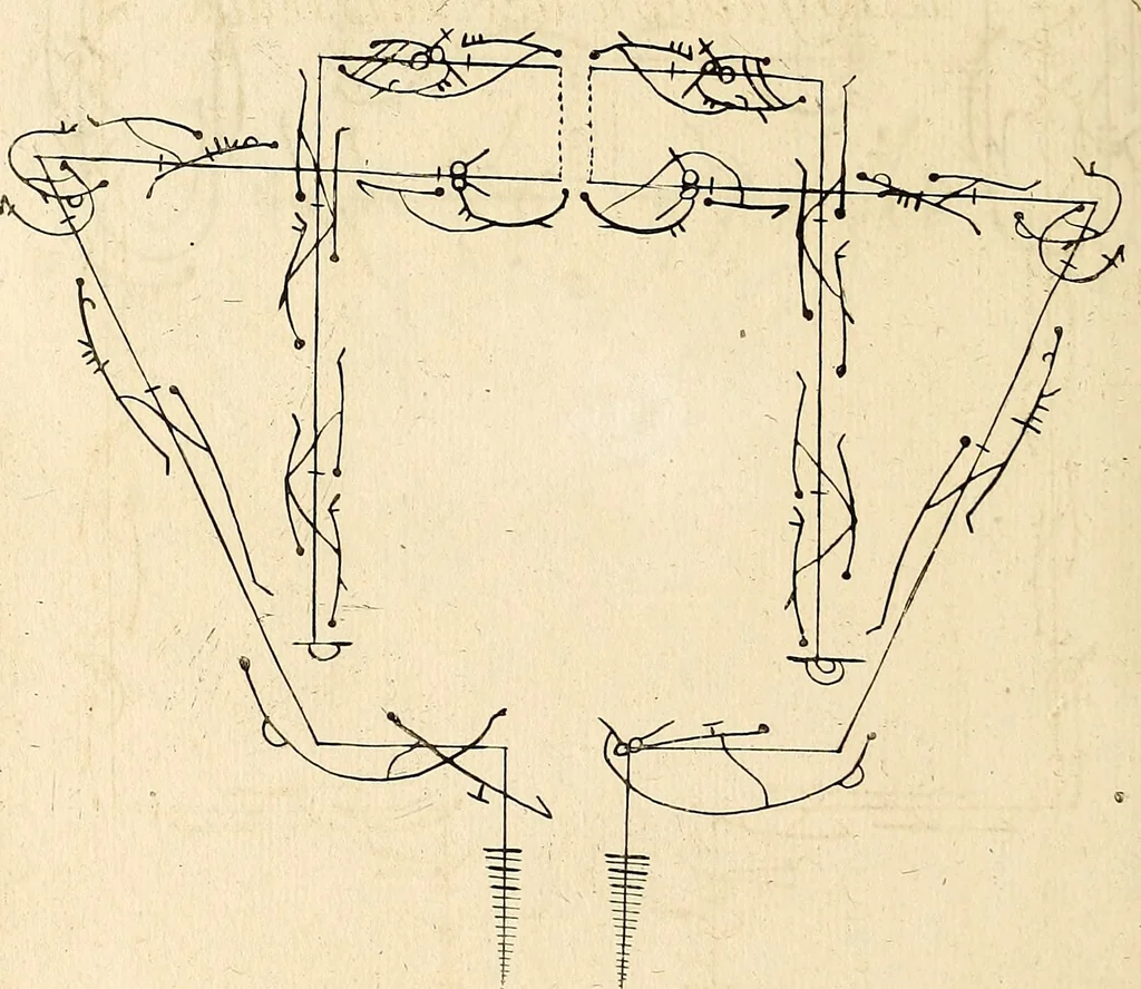 An illustration from Recueil de danses,, 1700, leaf 41