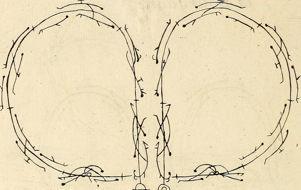 An illustration from Recueil de danses,, 1700, leaf 49