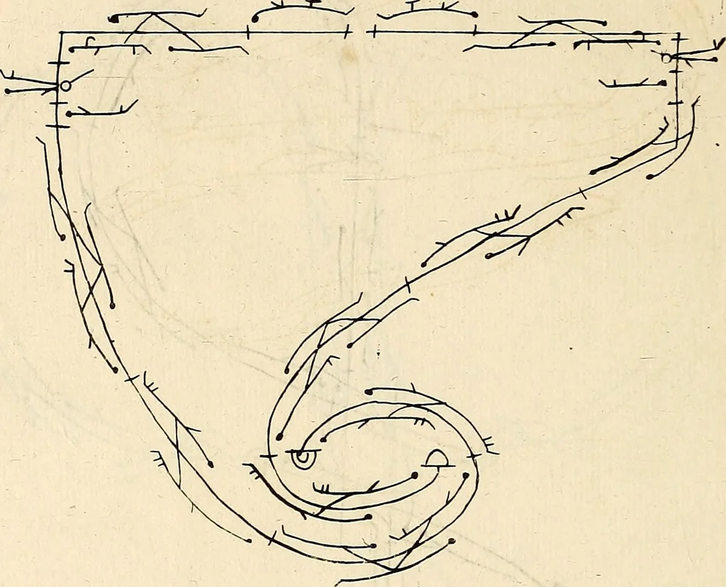An illustration from Recueil de danses,, 1700, leaf 51