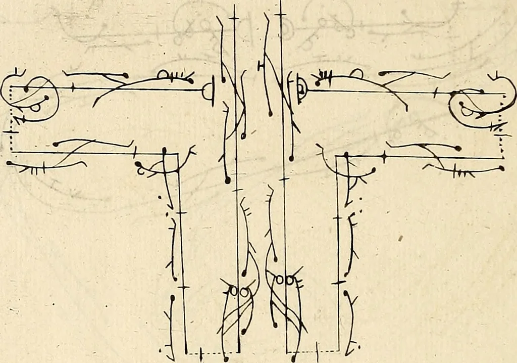 An illustration from Recueil de danses,, 1700, leaf 53