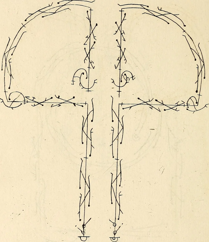 An illustration from Recueil de danses,, 1700, leaf 59