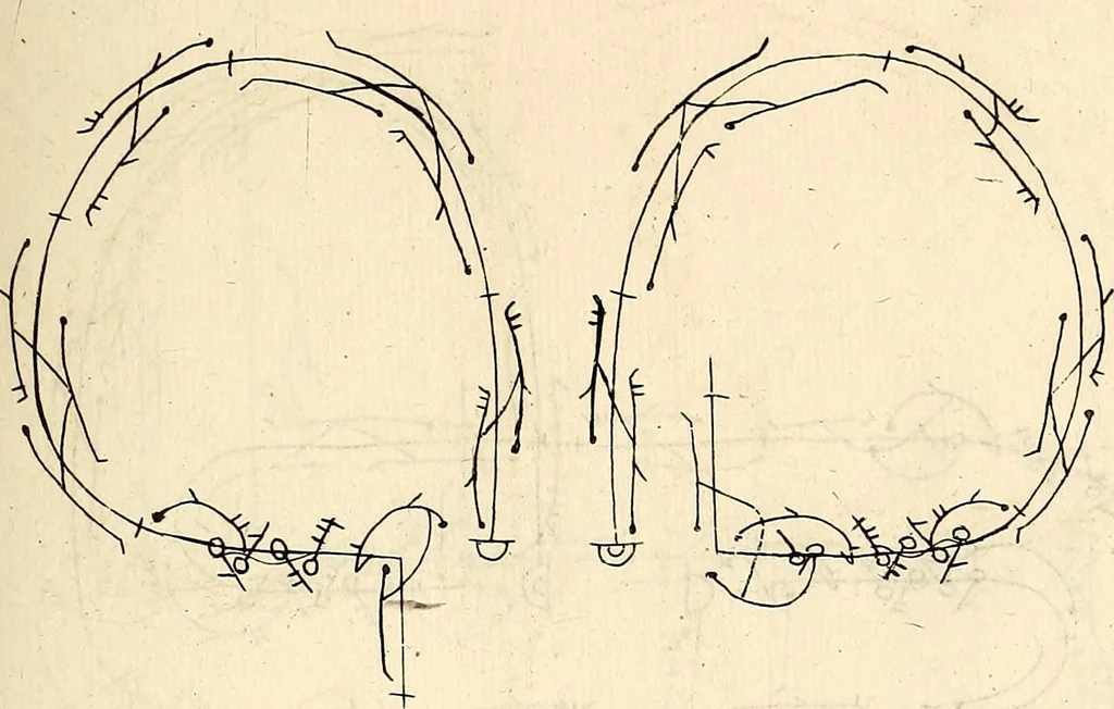 An illustration from Recueil de danses,, 1700, leaf 60