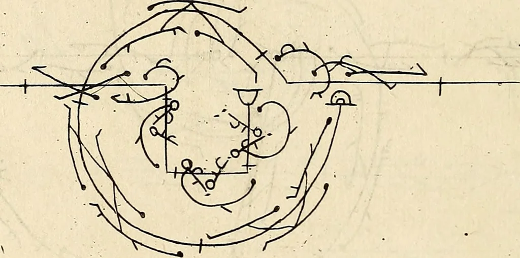An illustration from Recueil de danses,, 1700, leaf 71