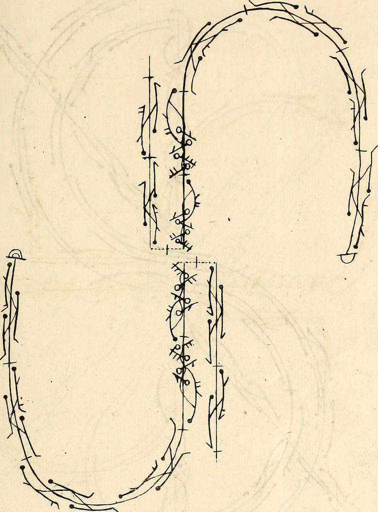 An illustration from Recueil de danses,, 1700, leaf 8