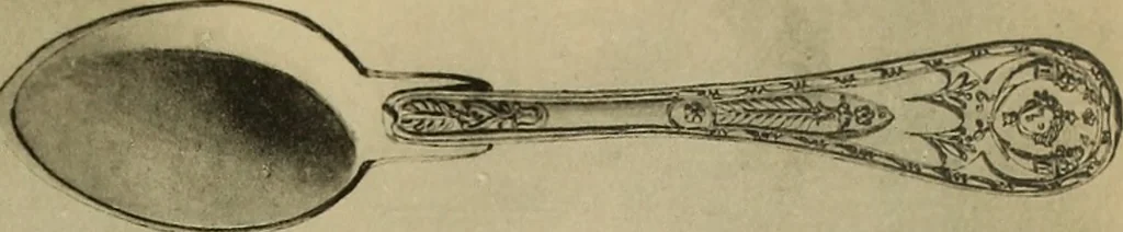 An illustration from Recueil de dessins d'orfevrerie du premier empire par biennais orfevre de Napoléon 1er et de la couronne, 1900, leaf 106