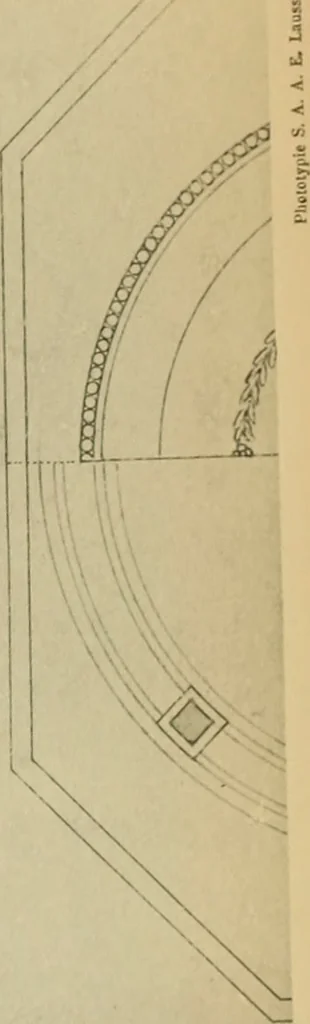 An illustration from Recueil de dessins d'orfevrerie du premier empire par biennais orfevre de Napoléon 1er et de la couronne, 1900, leaf 114